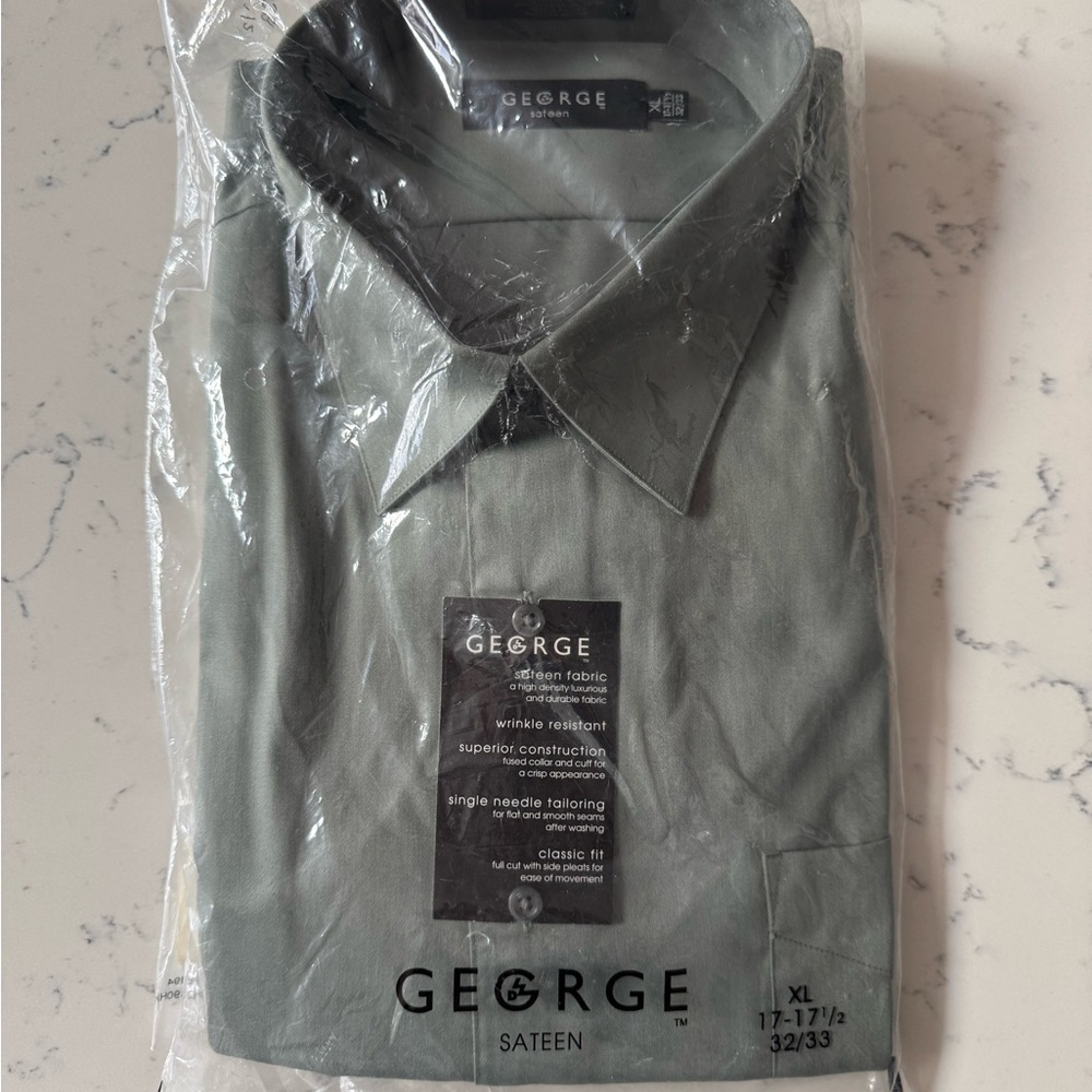 George Green Dress Shirt Classic Style